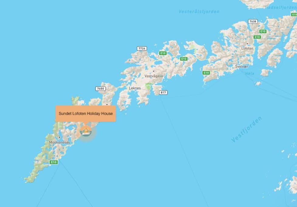 Sundet Lofoten Holiday House Βίλα Sund  Εξωτερικό φωτογραφία